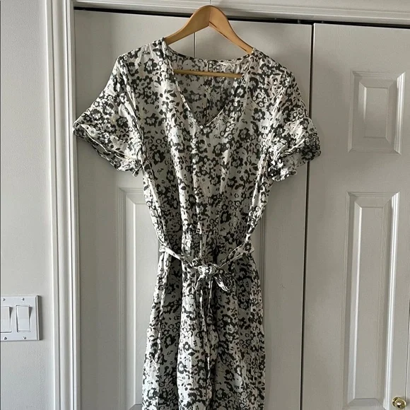 Part Two Linen Patterned Jumpsuit S - Picture 1 of 6